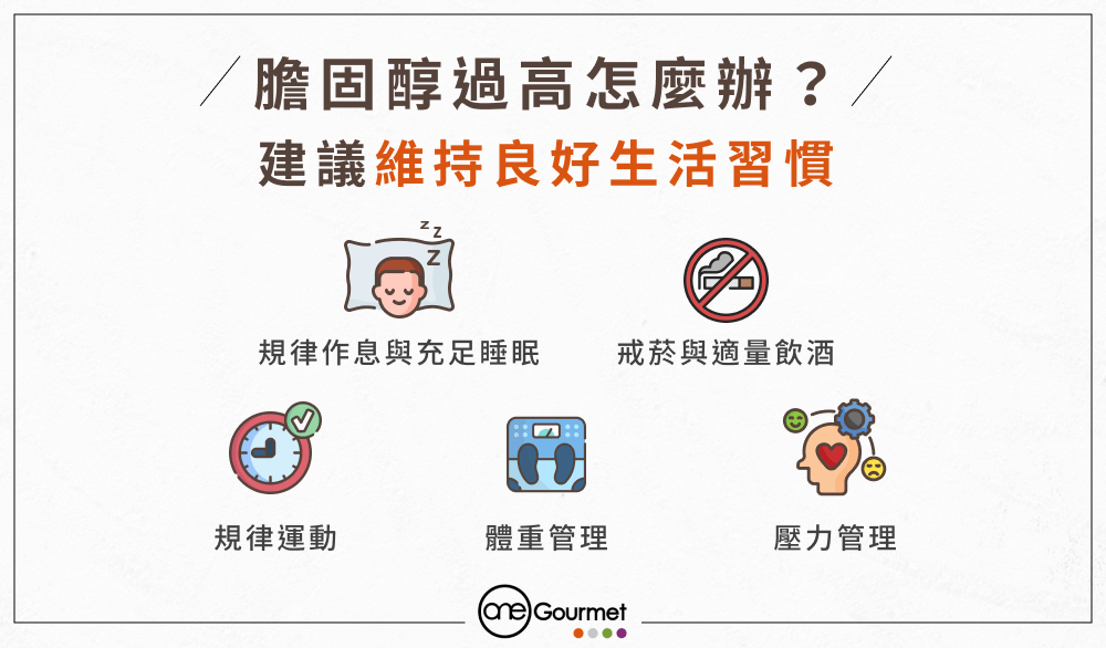 膽固醇過高怎麼辦？建議維持良好生活習慣